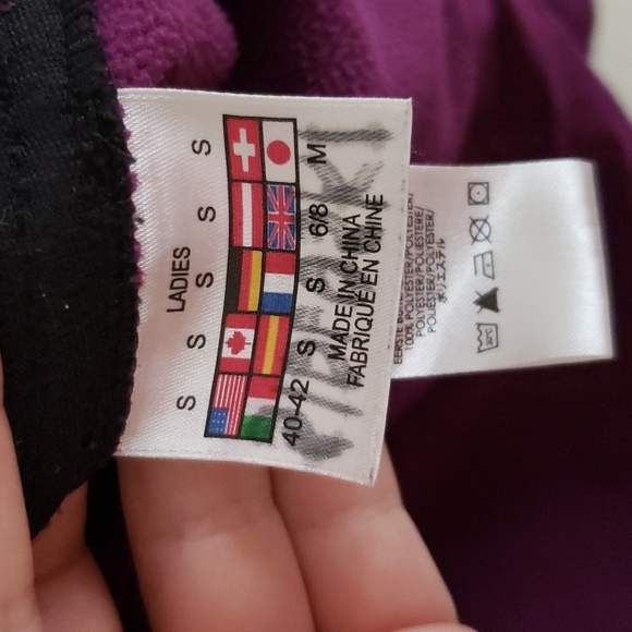 Spyder fleece full zip up jacket, snowboard gear, layering, women's size small. - Picture 5 of 7